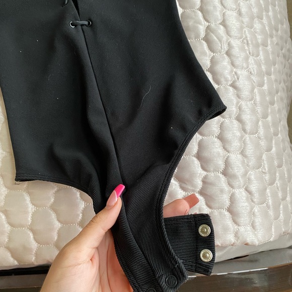 Lace Up Corset Bodysuit - Picture 2 of 3